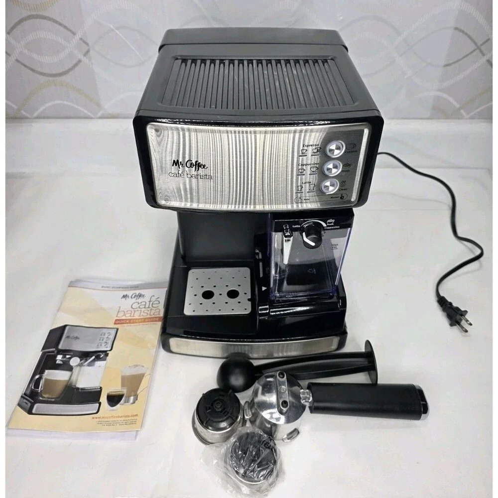 Mr. Coffee BVMC-ECMP1000-RB Café Barista Espresso/Cappuccino Maker Tested Works